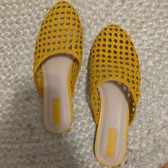 yellow mules forever 21
